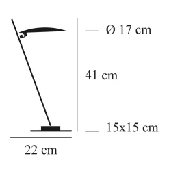 Catellani & Smith Lederam T1 LED Tischleuchte