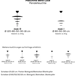 Catellani & Smith Macchina della Luce mod. D Pendelleuchte