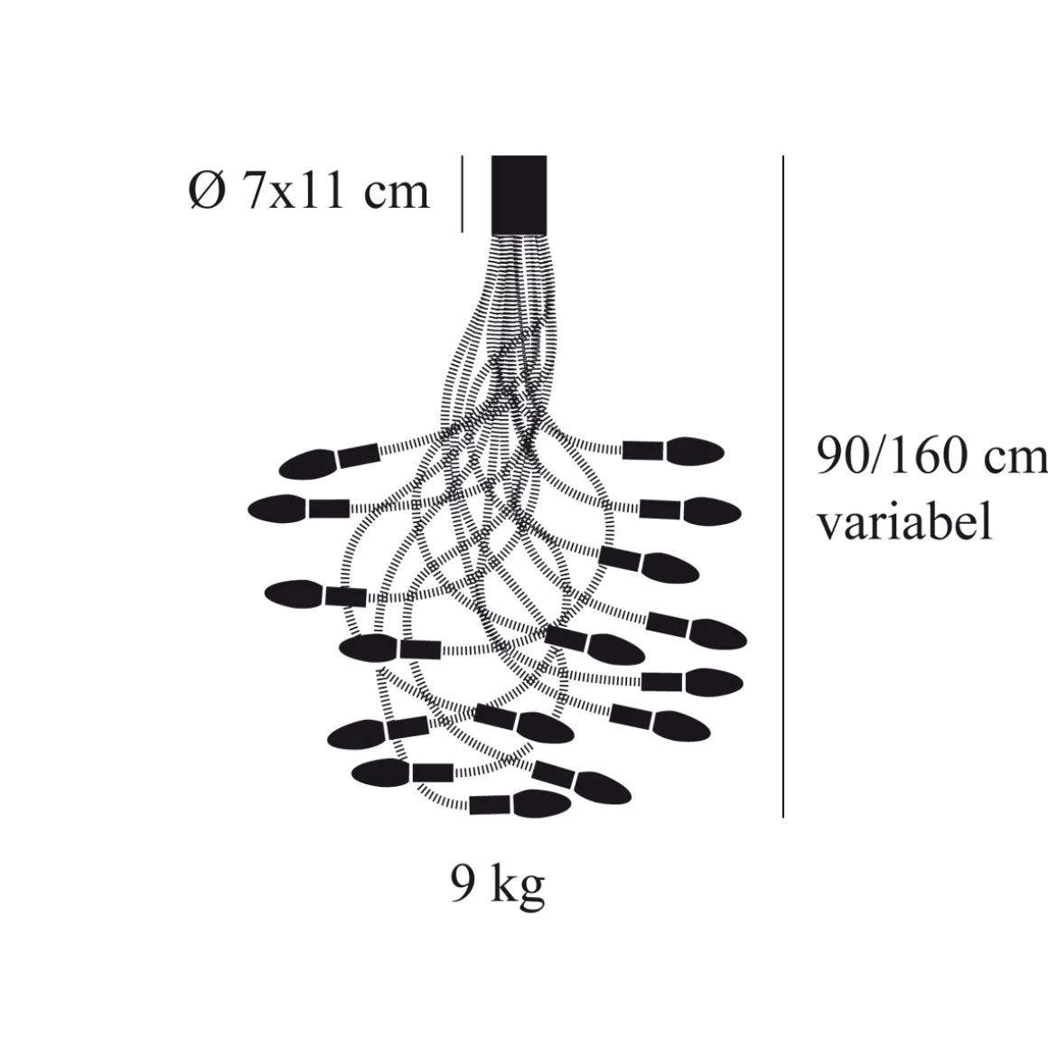 Catellani & Smith Turciu 16 / 21 / 36 Pendelleuchte