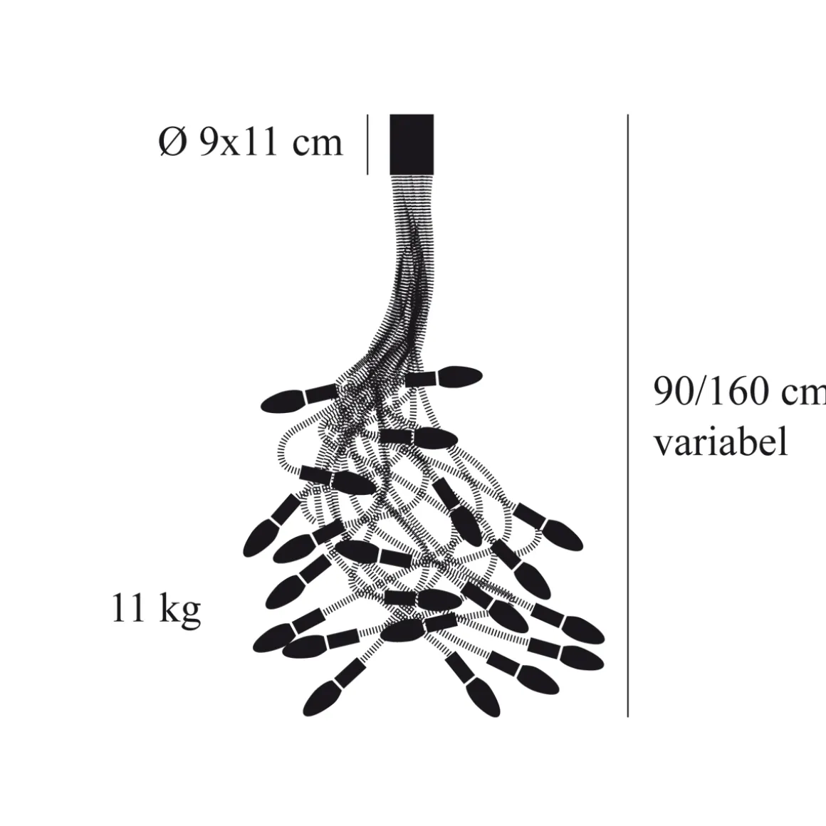 Catellani & Smith Turciu 16 / 21 / 36 Pendelleuchte