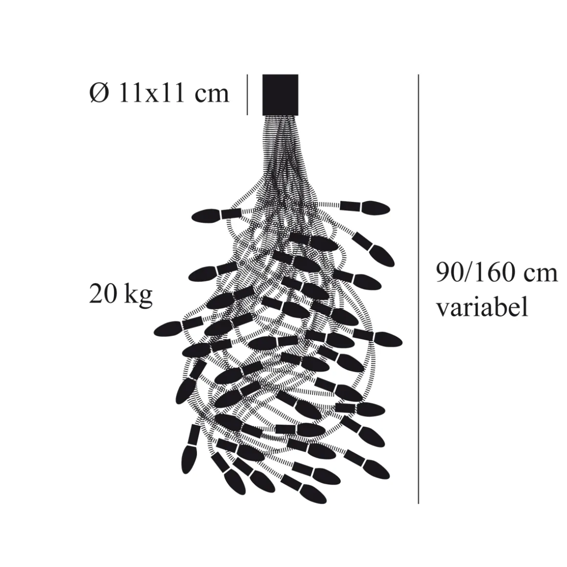 Catellani & Smith Turciu 16 / 21 / 36 Pendelleuchte