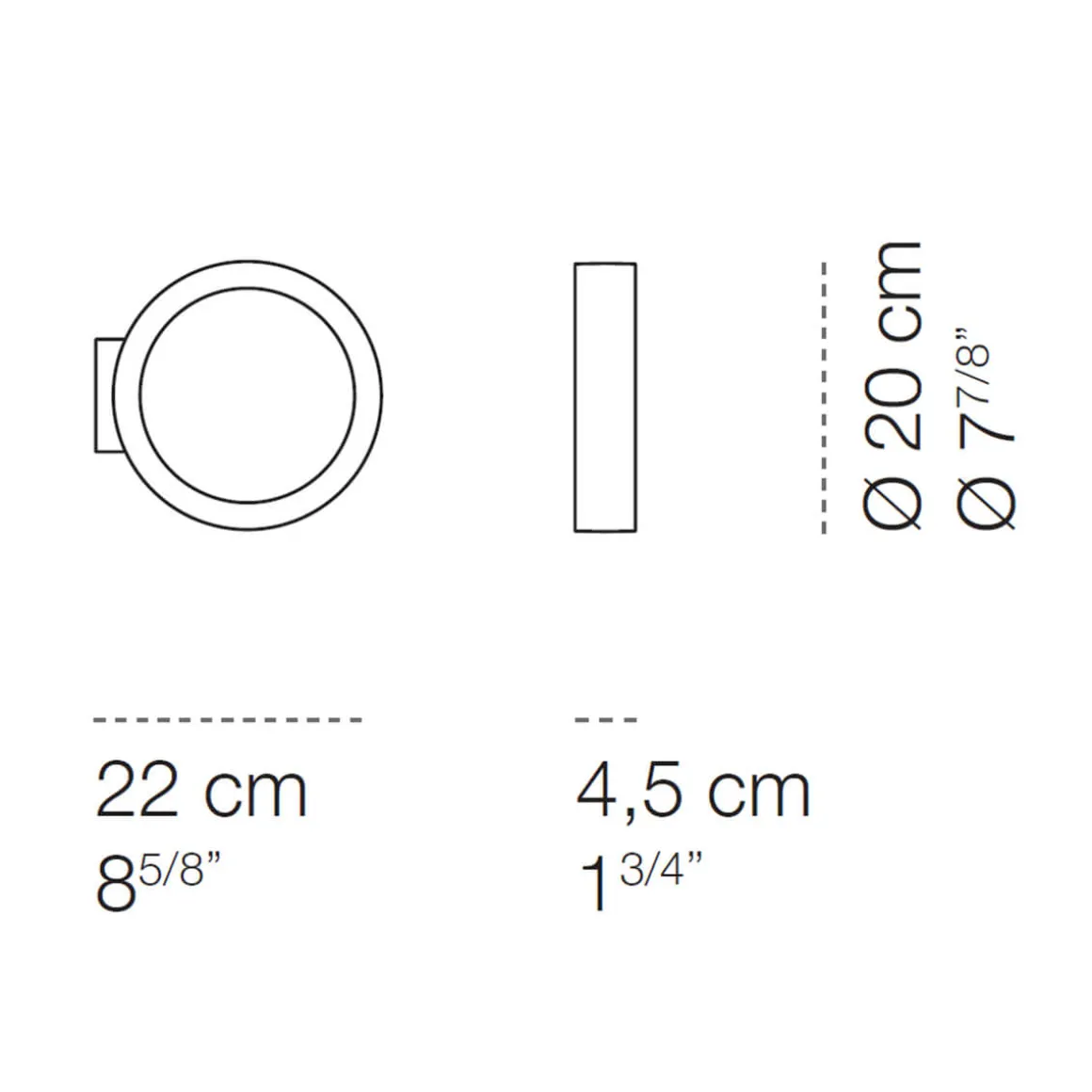 Cini & Nils Assolo Outdoor LED Parete / Soffitto