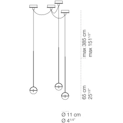 Cini & Nils Convivio new LED Sopratavolo Tre