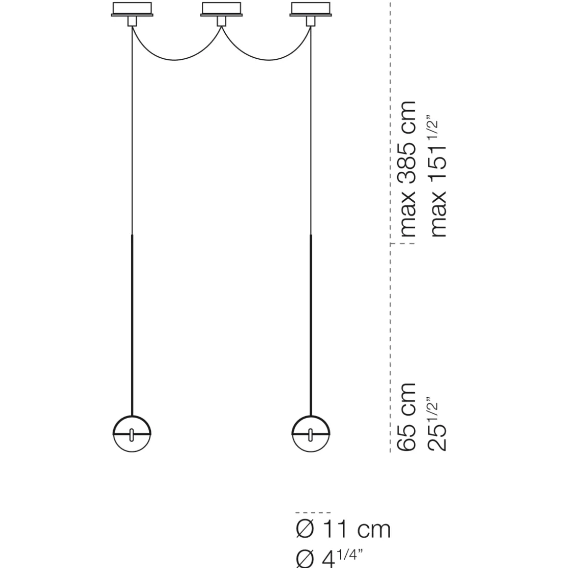 Cini & Nils Convivio new LED Sopratavolo Due