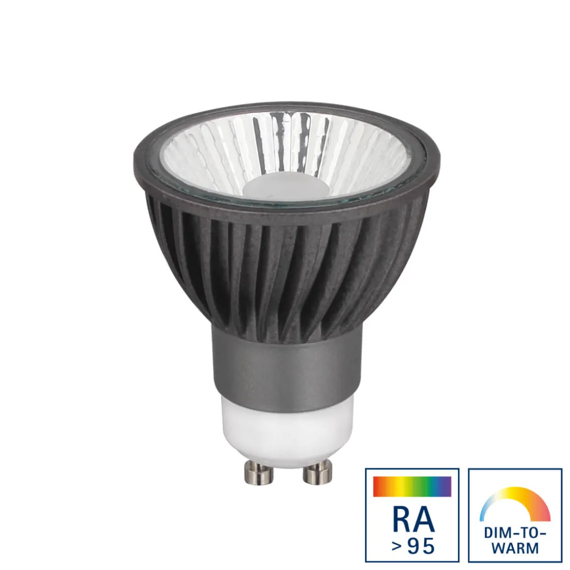 Civilight HALED III LED Reflektor GU10, 6 W, Ra95, Dim-to-Warm