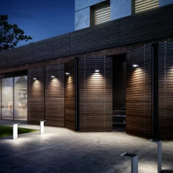 CMD Leuchten 9021 LED Solarstehleuchte mit Bewegungsmelder