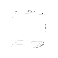 CMD Leuchten 9032/9033 Up & Down LED Wandleuchte