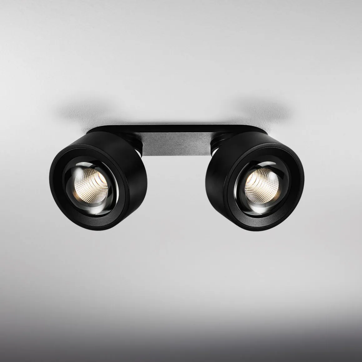 Egger Licht Clippo Optic Duo LED Wand- / Deckenstrahler