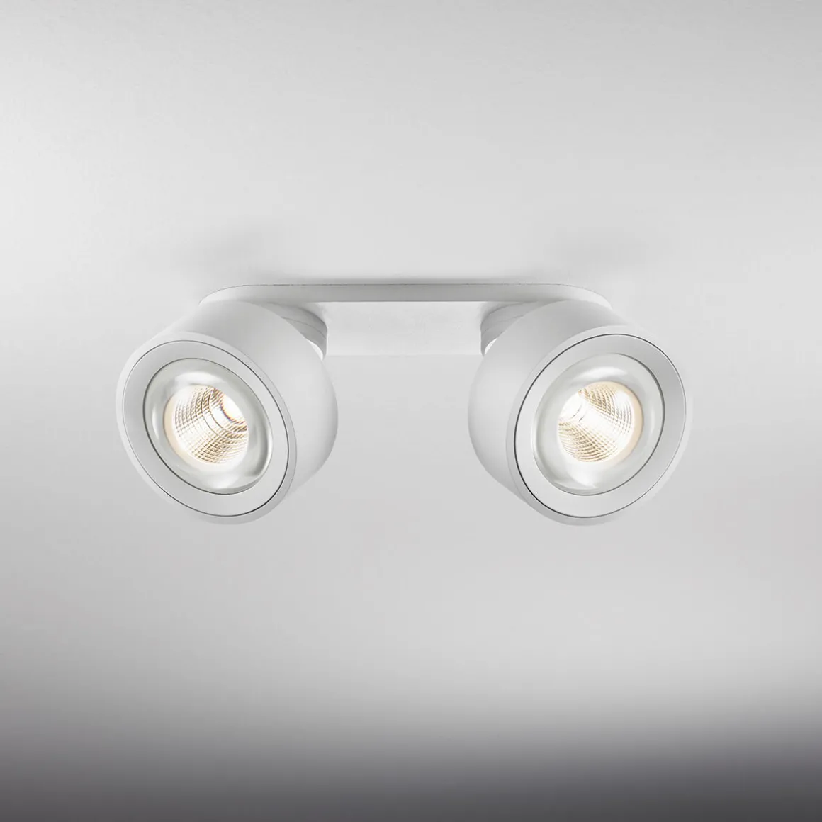 Egger Licht Clippo Optic Duo LED Wand- / Deckenstrahler