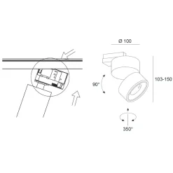 Egger Licht Clippo P3 LED Schienenstrahler