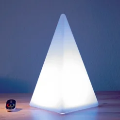 Epstein-Design Pyramide RGB-LED Akkuleuchte