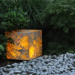 Epstein-Design Würfel Eifel im Herbst LED Außenleuchte