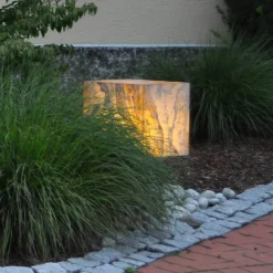 Epstein-Design Würfel Eifel im Herbst LED Außenleuchte