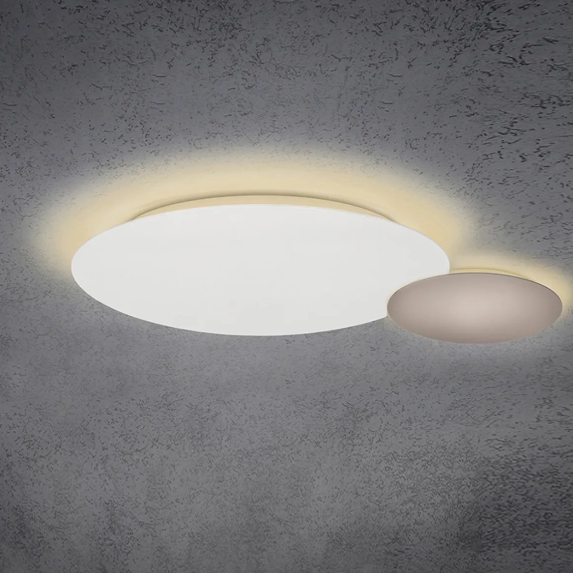 Escale Blade LED Wand- / Deckenleuchte, 2-flg., Ø 44 cm, weiß matt