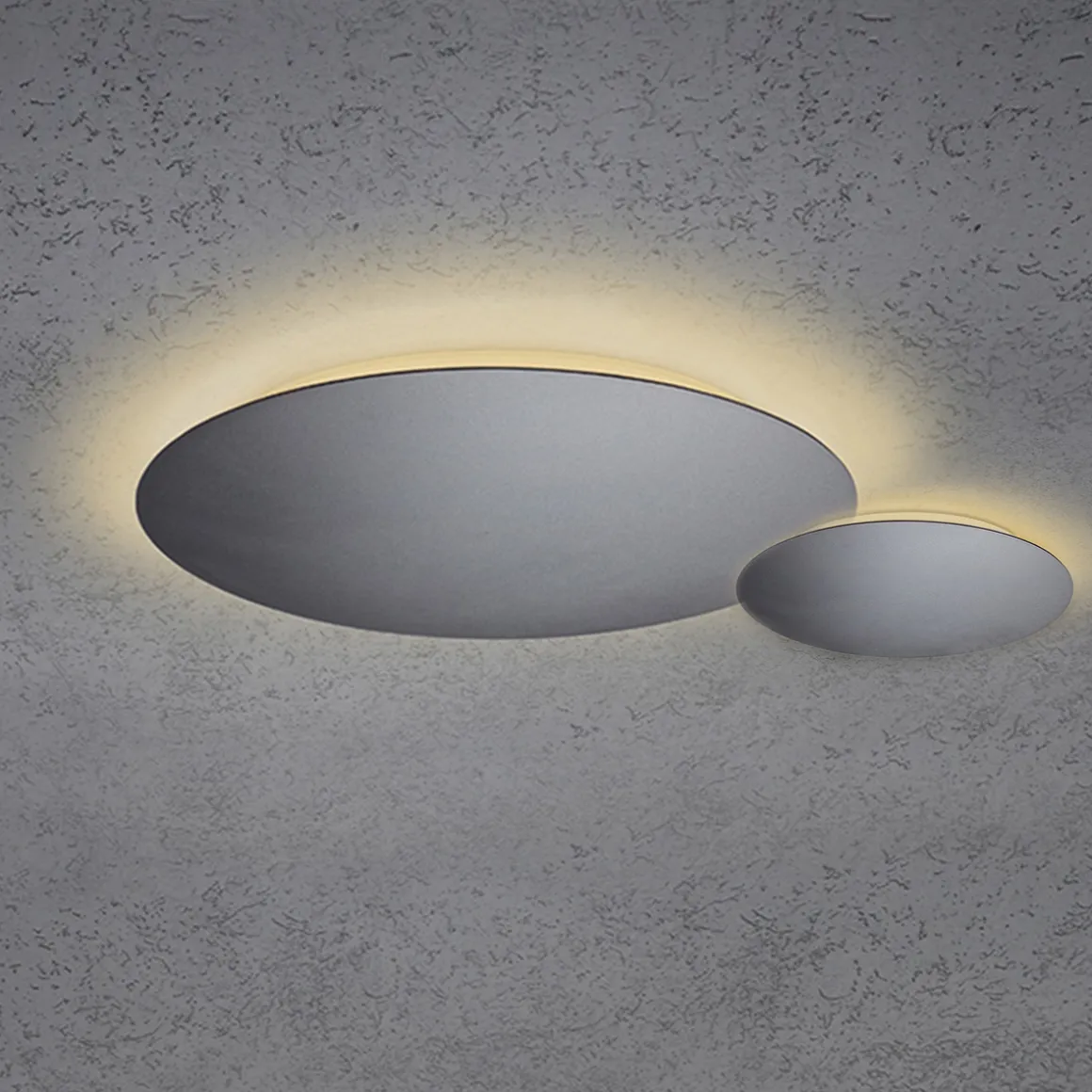 Escale Blade LED Wand- / Deckenleuchte, 2-flg., Ø 44 cm, anthrazit