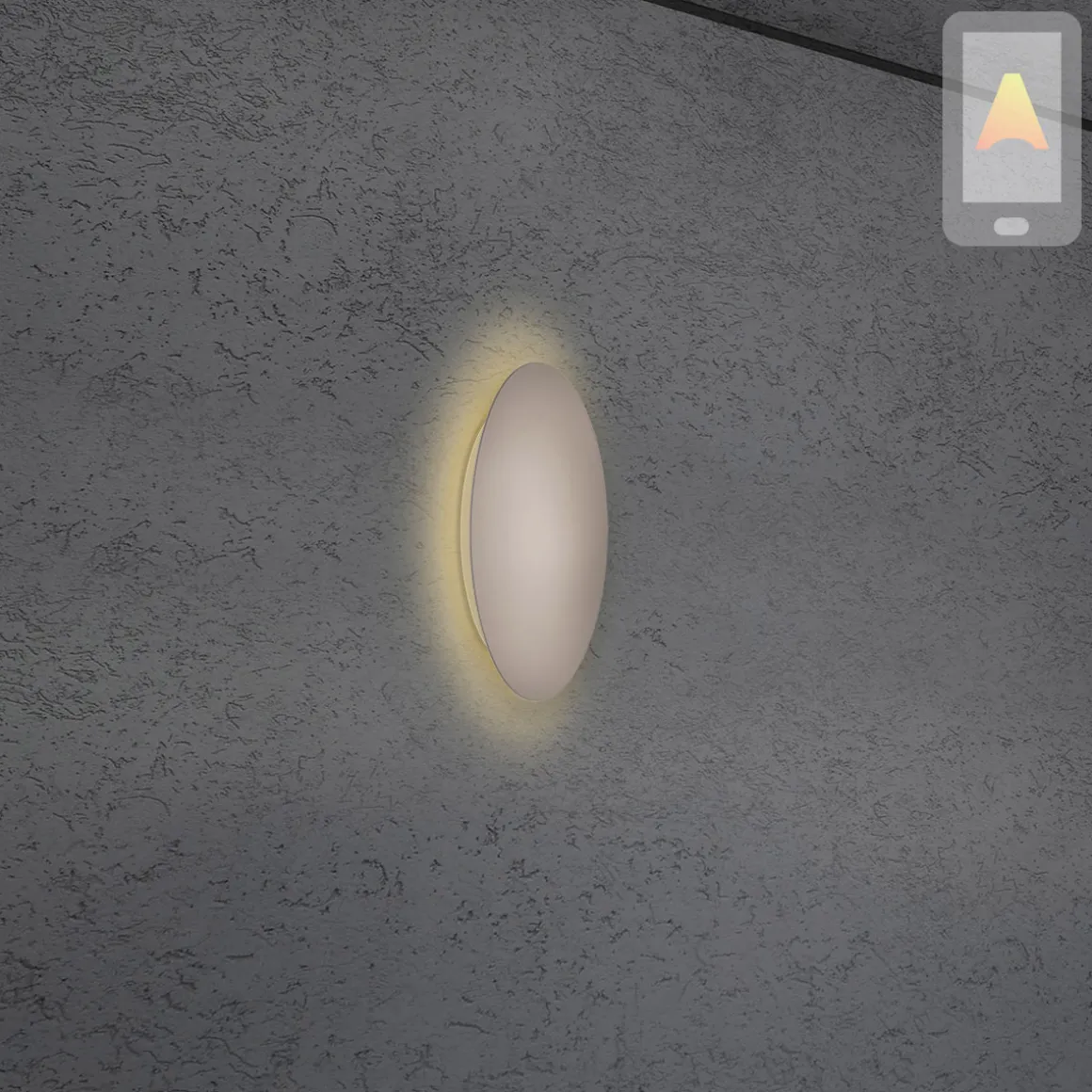 Escale Blade Mini LED Wand- / Deckenleuchte, Ø: 18 cm, mit Casambi-Modul