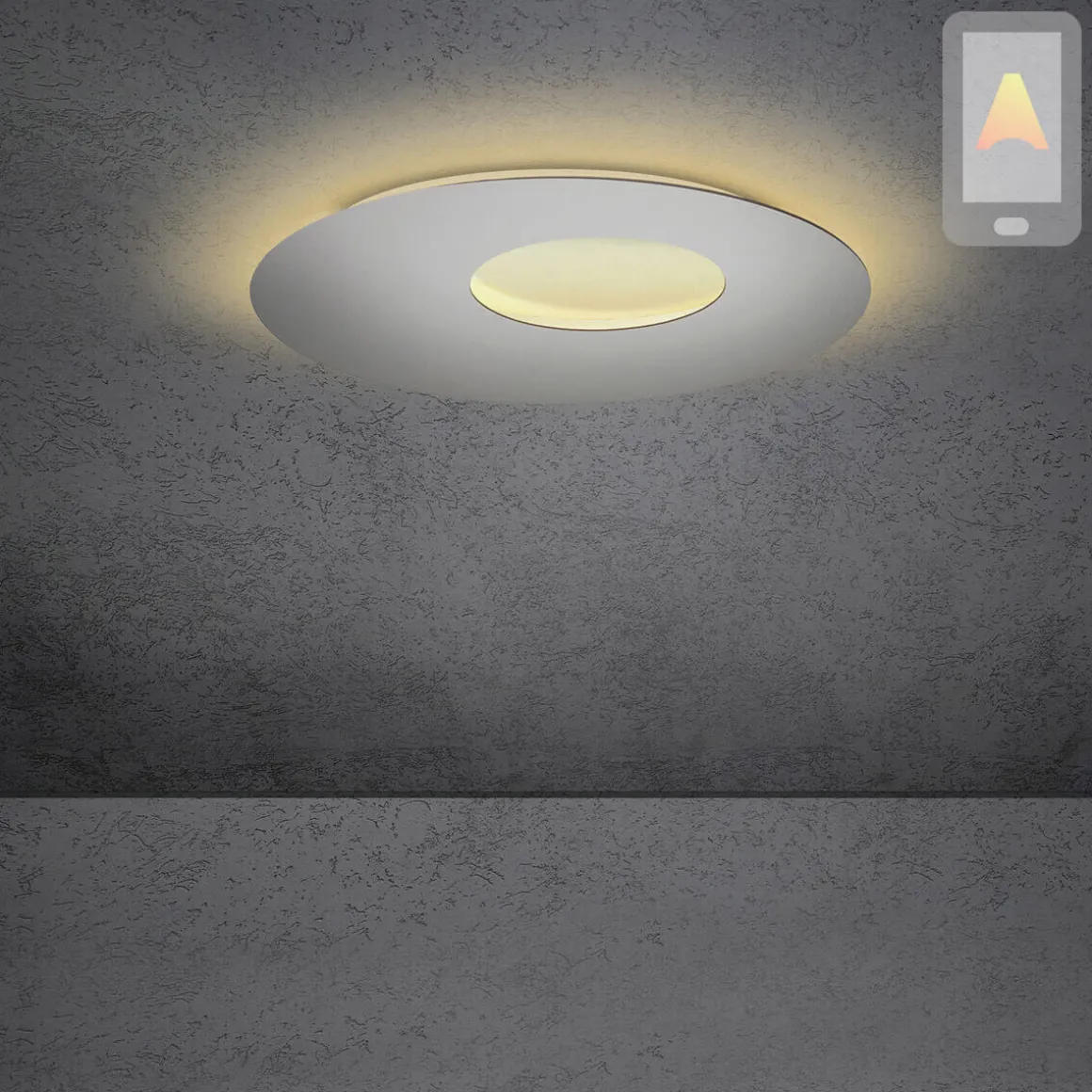 Escale Blade Open LED Wand- / Deckenleuchte, Ø: 59 cm, mit Casambi-Modul