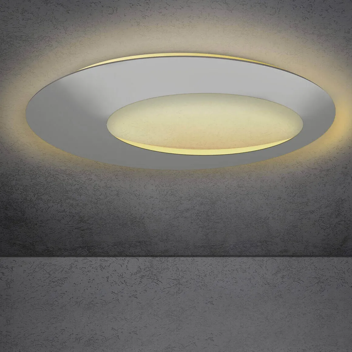 Escale Blade Open LED Wand- / Deckenleuchte, Ø: 95 cm