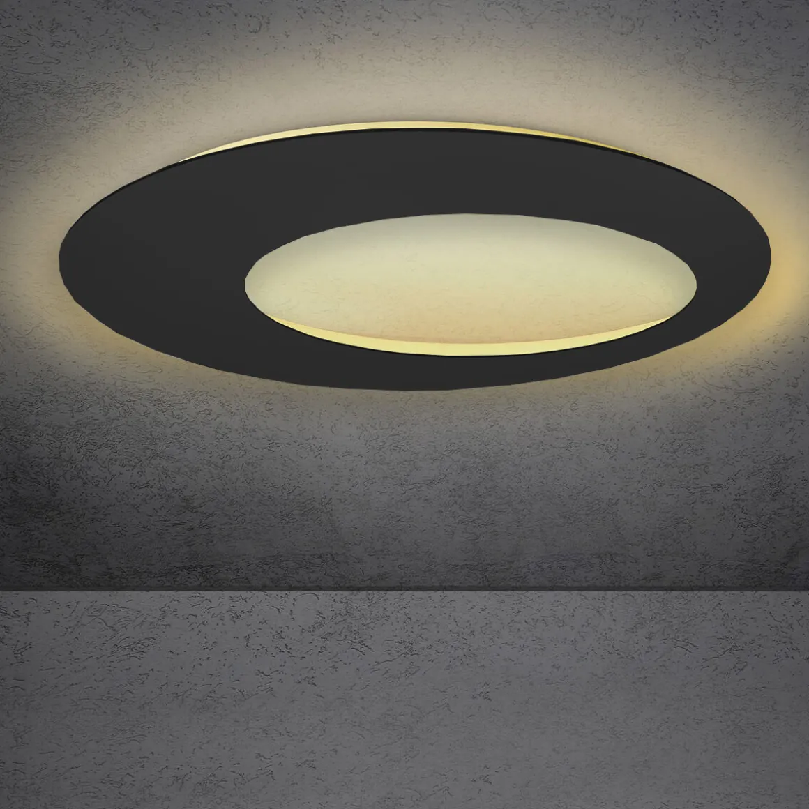 Escale Blade Open LED Wand- / Deckenleuchte, Ø: 95 cm