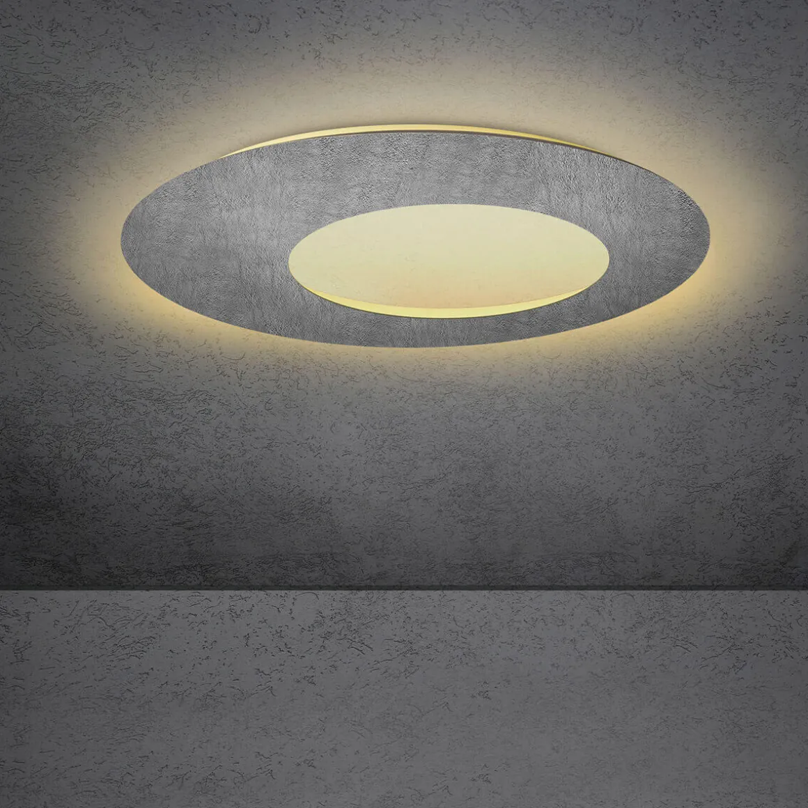 Escale Blade Open LED Wand- / Deckenleuchte, Ø: 79 cm