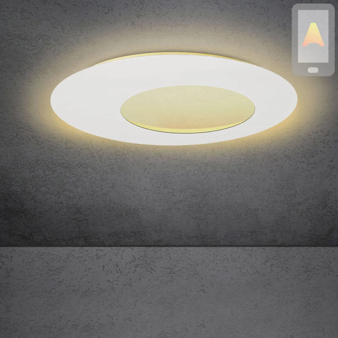 Escale Blade Open LED Wand- / Deckenleuchte, Ø: 79 cm, mit Casambi-Modul