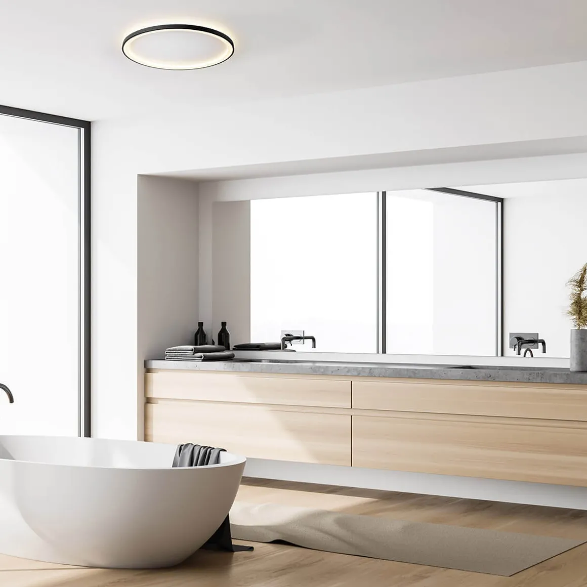 Escale Loud LED Wand- / Deckenleuchte, Ø: 50 cm, mit Casambi-Modul