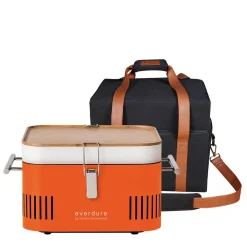 Everdure by Heston Blumenthal Cube Holzkohlegrill, tragbar, inkl. Transporttasche