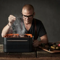 Everdure by Heston Blumenthal Cube Holzkohlegrill, tragbar