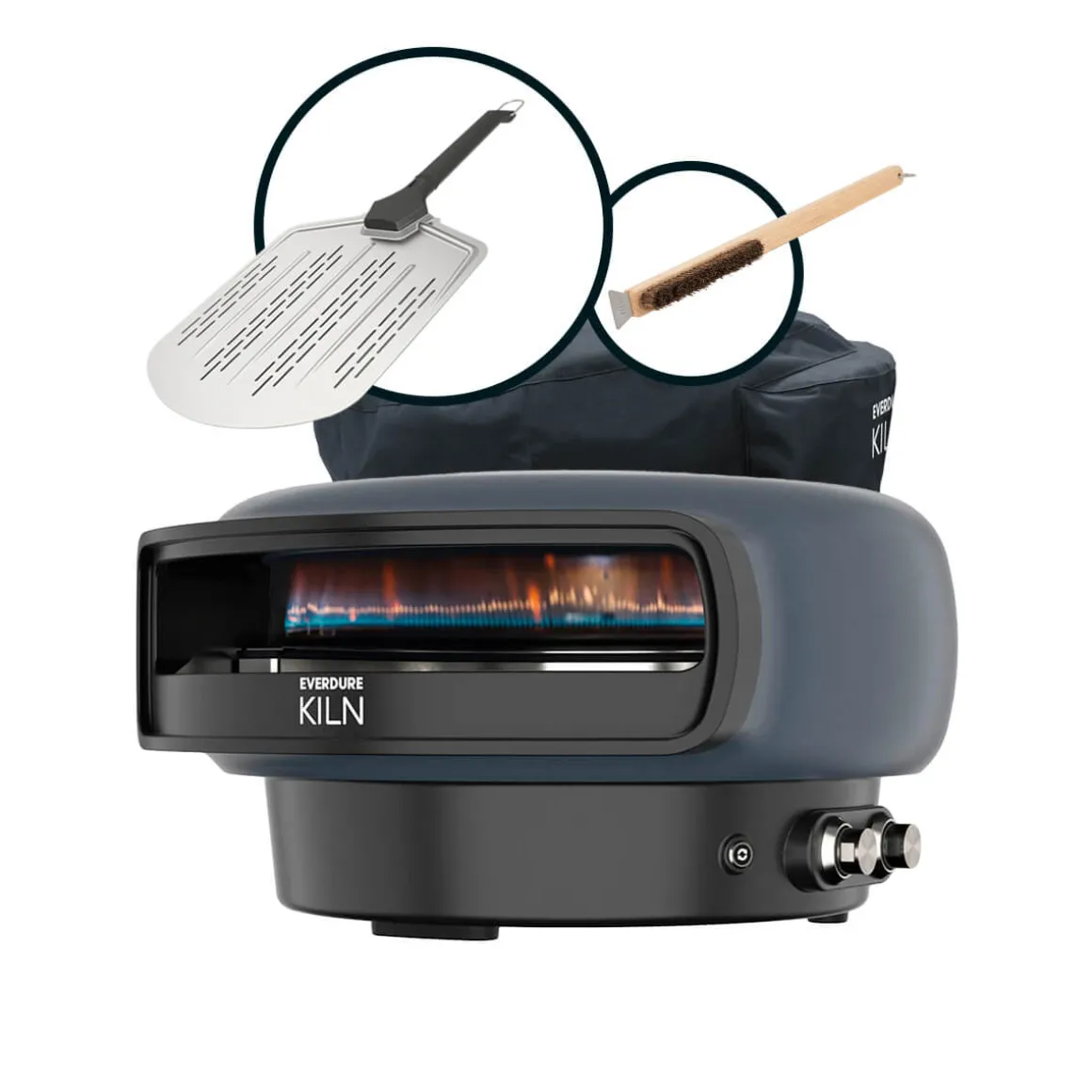 Everdure KILN Pizzaofen, 2 Brenner, rotierend, Pro-Set