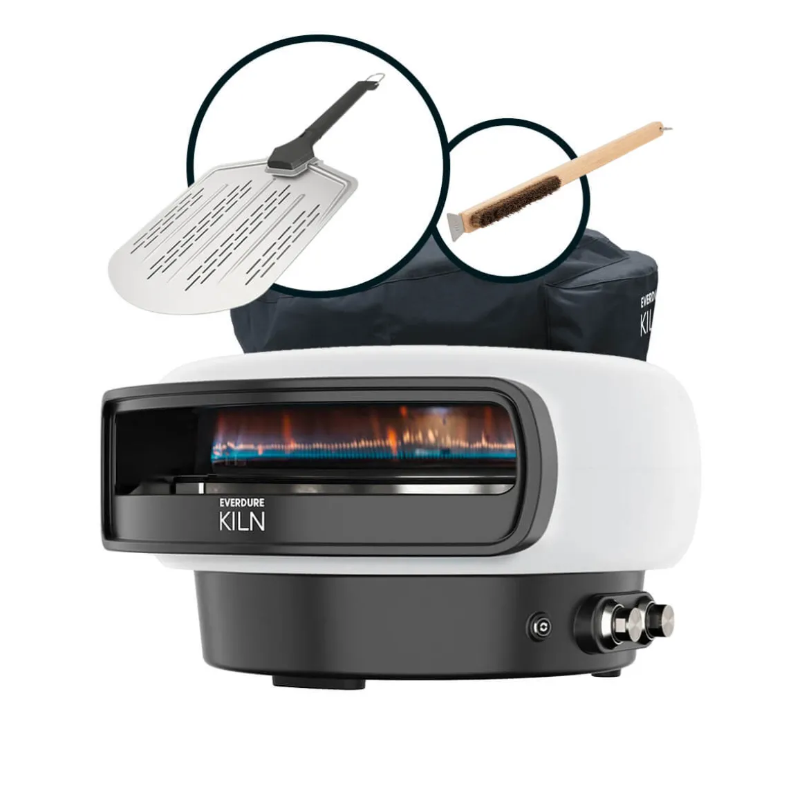Everdure KILN Pizzaofen, 2 Brenner, rotierend, Pro-Set
