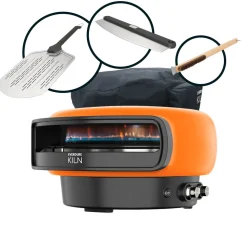 Everdure KILN Pizzaofen, 2 Brenner, rotierend, Sorglos-Paket