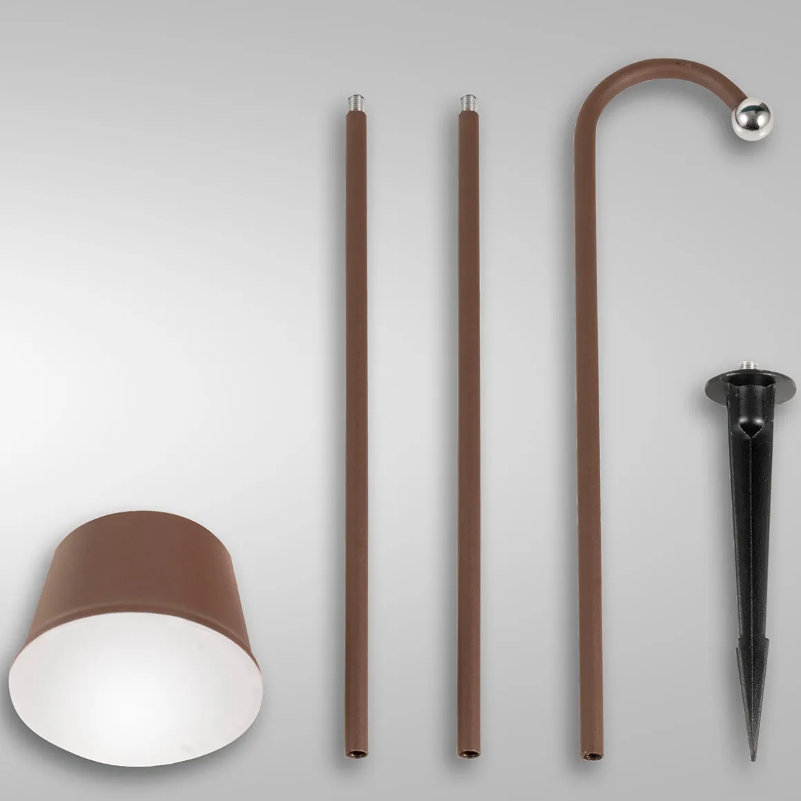 Fabas Luce Armanda LED Akkuleuchten-Set mit Erdspieß