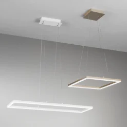 Fabas Luce Bard LED Pendelleuchte, quadratisch