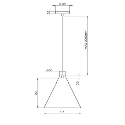 Fabas Luce Cone Pendelleuchte