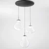 Fabas Luce Deva LED Pendelleuchte, 3-flg., mit Rondell