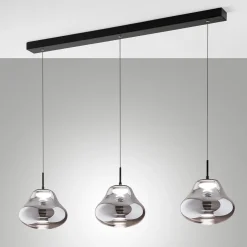 Fabas Luce Deva LED Pendelleuchte, 3-flg.