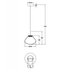 Fabas Luce Deva LED Pendelleuchte