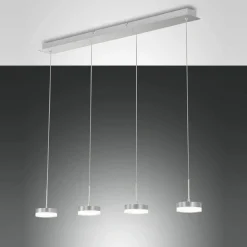 Fabas Luce Dunk LED Pendelleuchte, 4-flg.