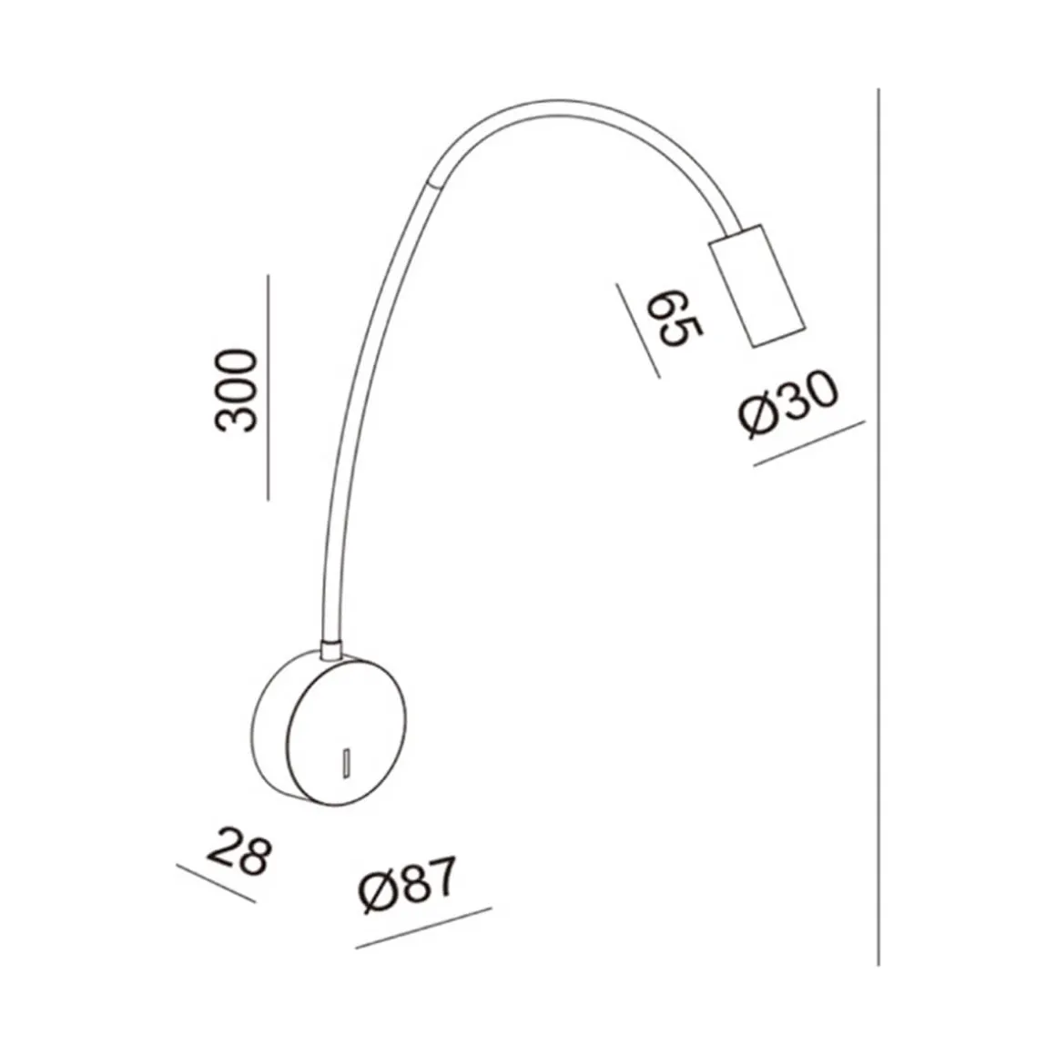 Fabas Luce Flux LED Wandleuchte