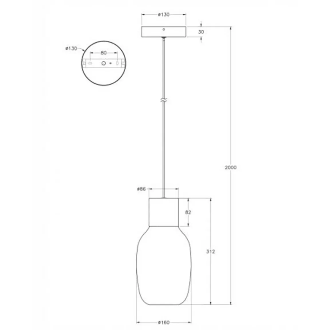 Fabas Luce Lapo LED Pendelleuchte
