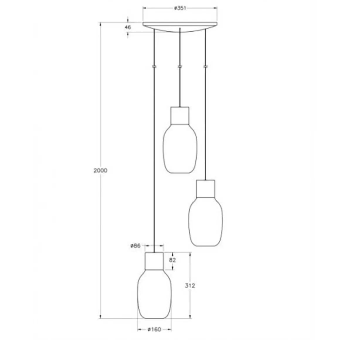 Fabas Luce Lapo LED Pendelleuchte