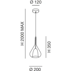 Fabas Luce Lila Pendelleuchte