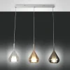 Fabas Luce Lila Pendelleuchte, 3-flg.