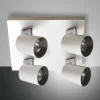 Fabas Luce Modo Deckenstrahler, 4-flg.