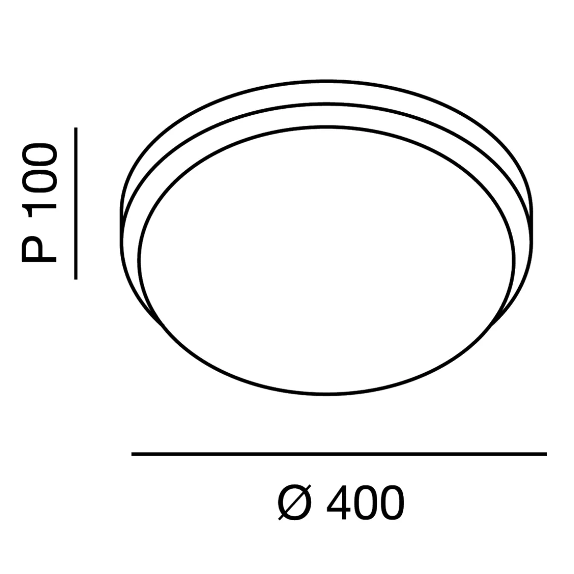 Fabas Luce Plaza Deckenleuchte, Ø: 40 cm, Auslaufmodell