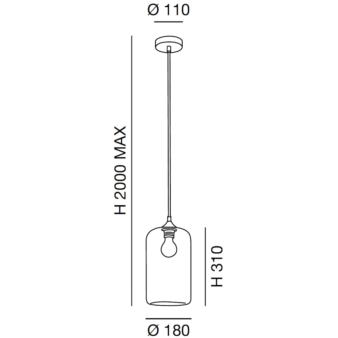 Fabas Luce Silo Pendelleuchte