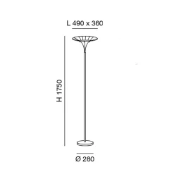 Fabas Luce Vela LED Stehleuchte