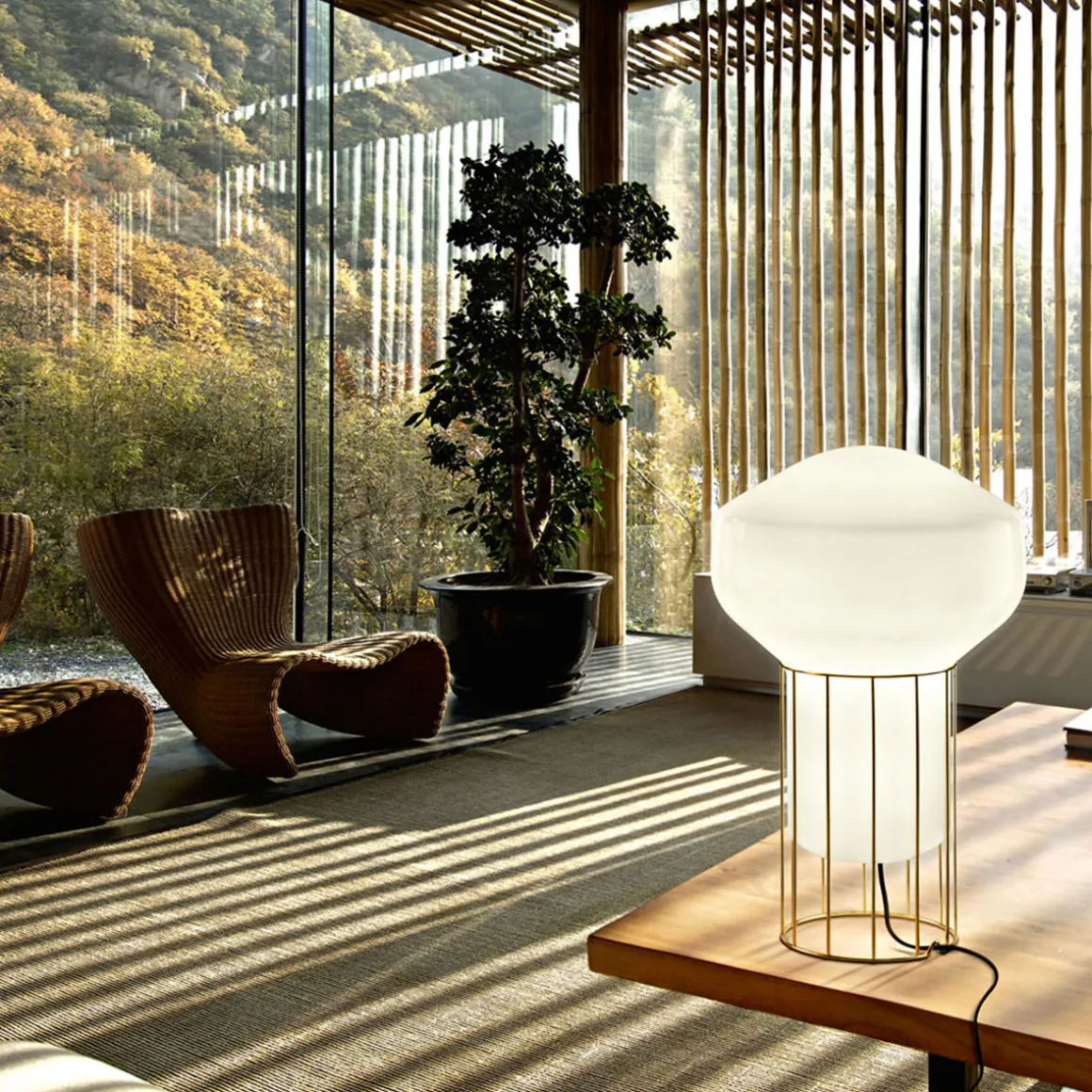 Fabbian Aerostat Tischleuchte, Ø: 22,8 cm