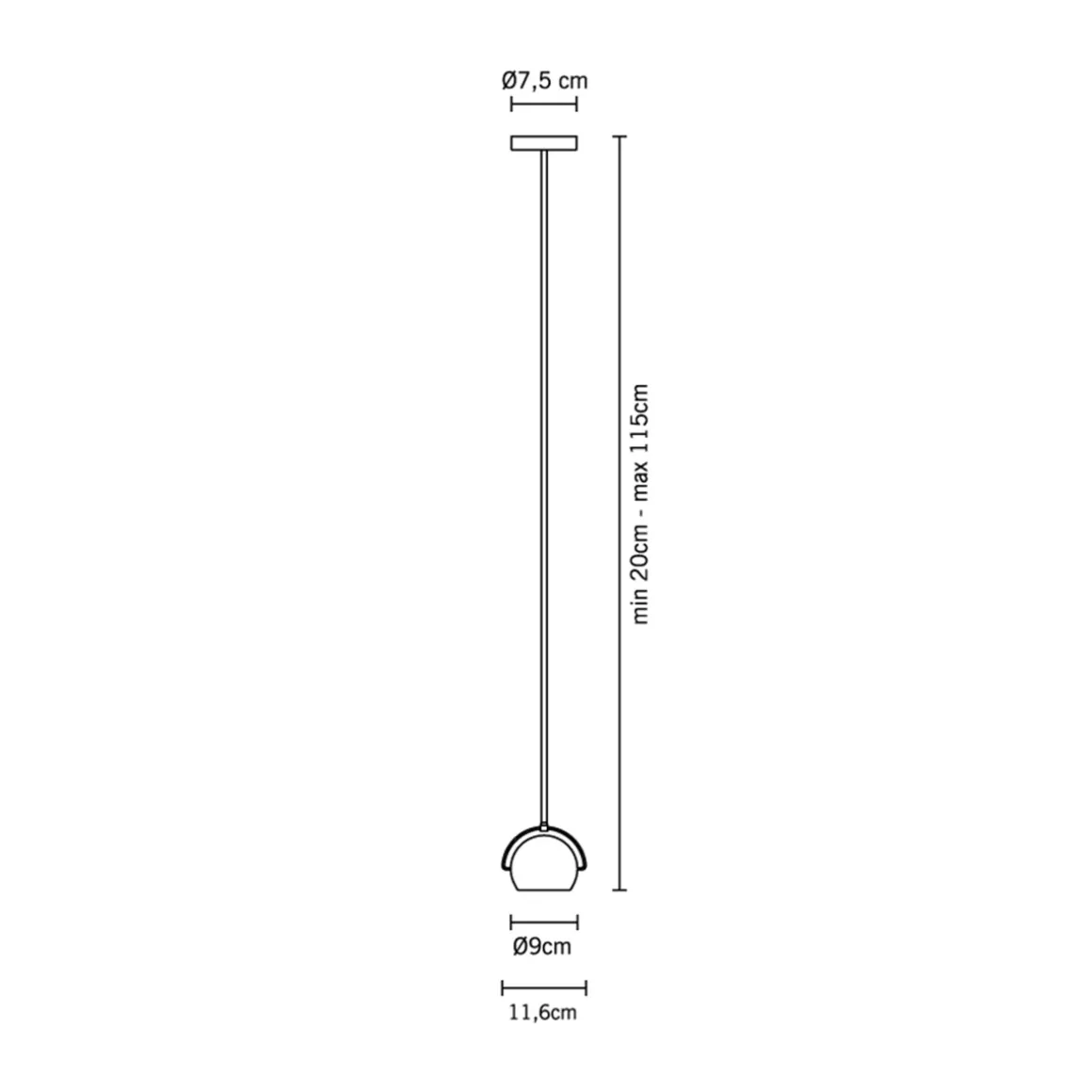 Fabbian Beluga Colour Pendelleuchte, 1-flg.