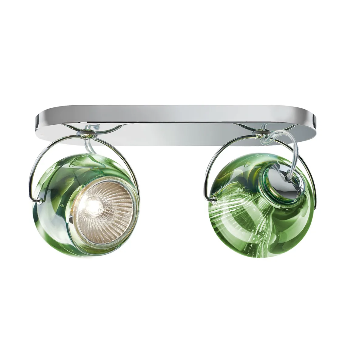 Fabbian Beluga Colour Wand- / Deckenleuchte, 2-flg.